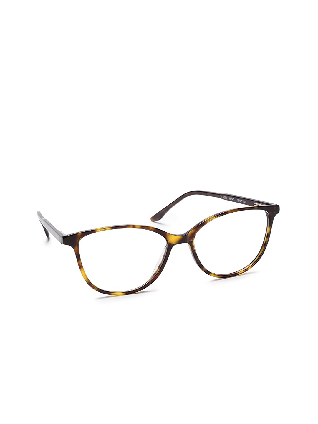 

Titan Unisex Brown & Yellow Full Rim Round Frames