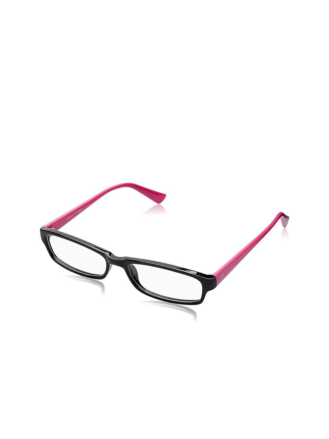 

Titan Unisex Pink & Black Full Rim Rectangle Frames