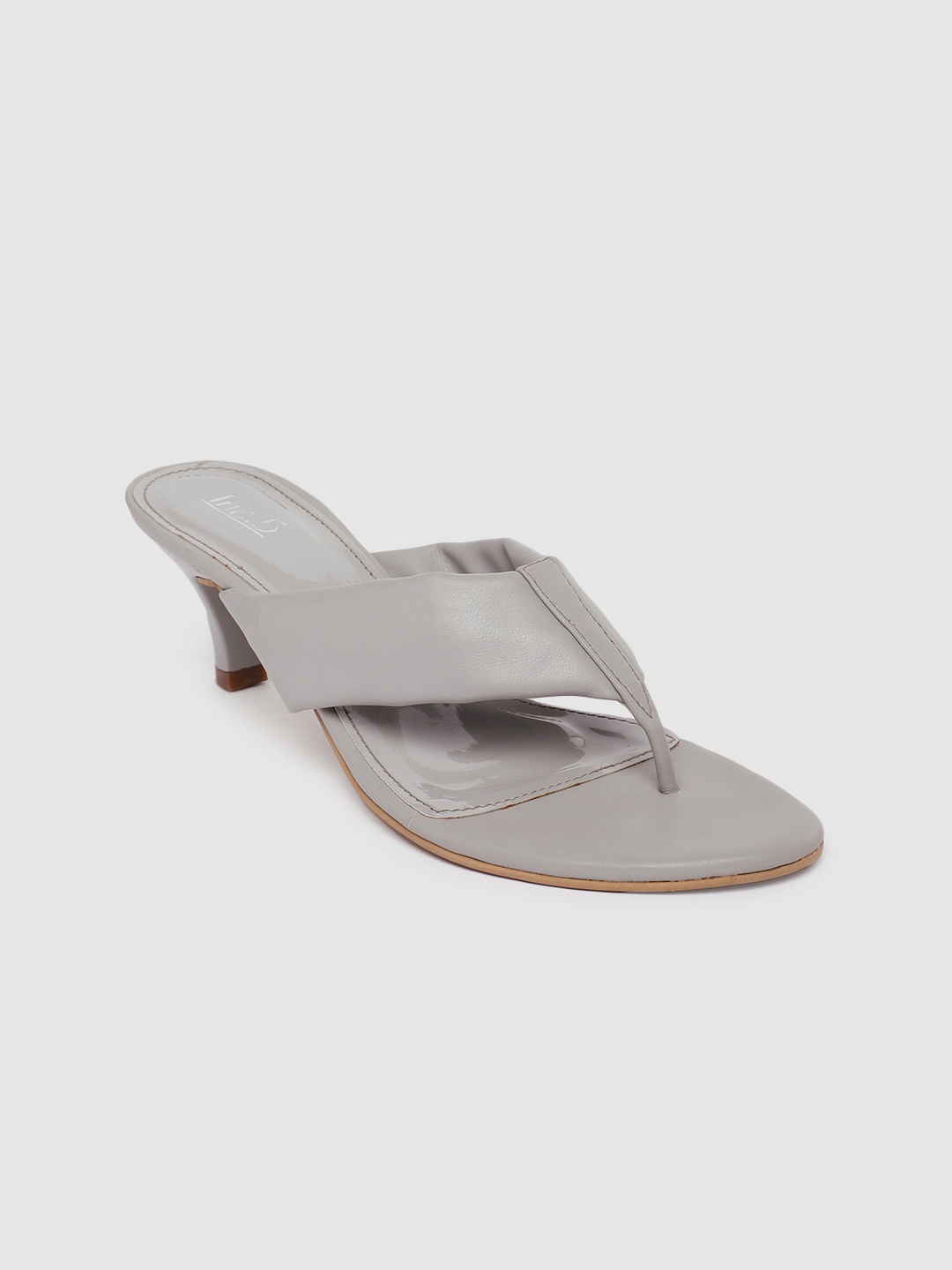 

Inc 5 Grey Solid Kitten Heels