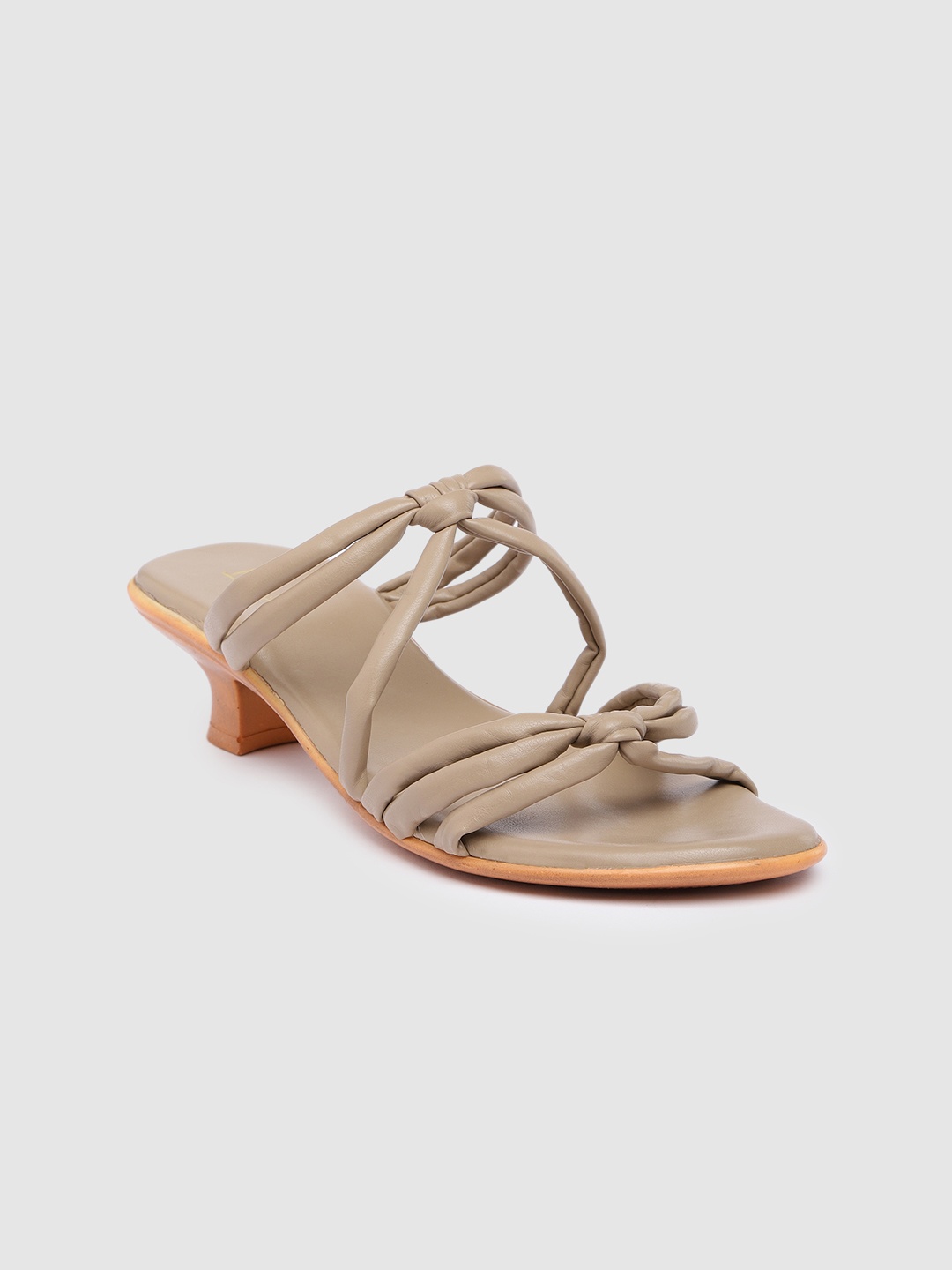 

Inc 5 Beige Kitten Heel Sandals