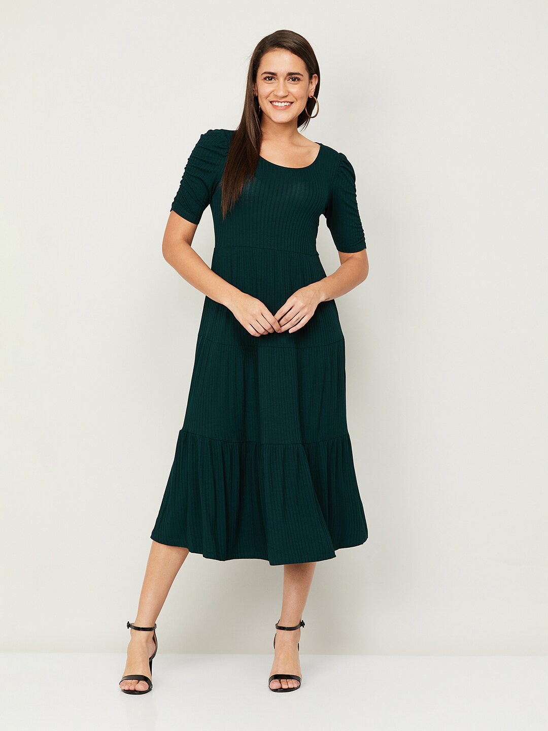 

CODE by Lifestyle Green Formal A-Line Midi Dress