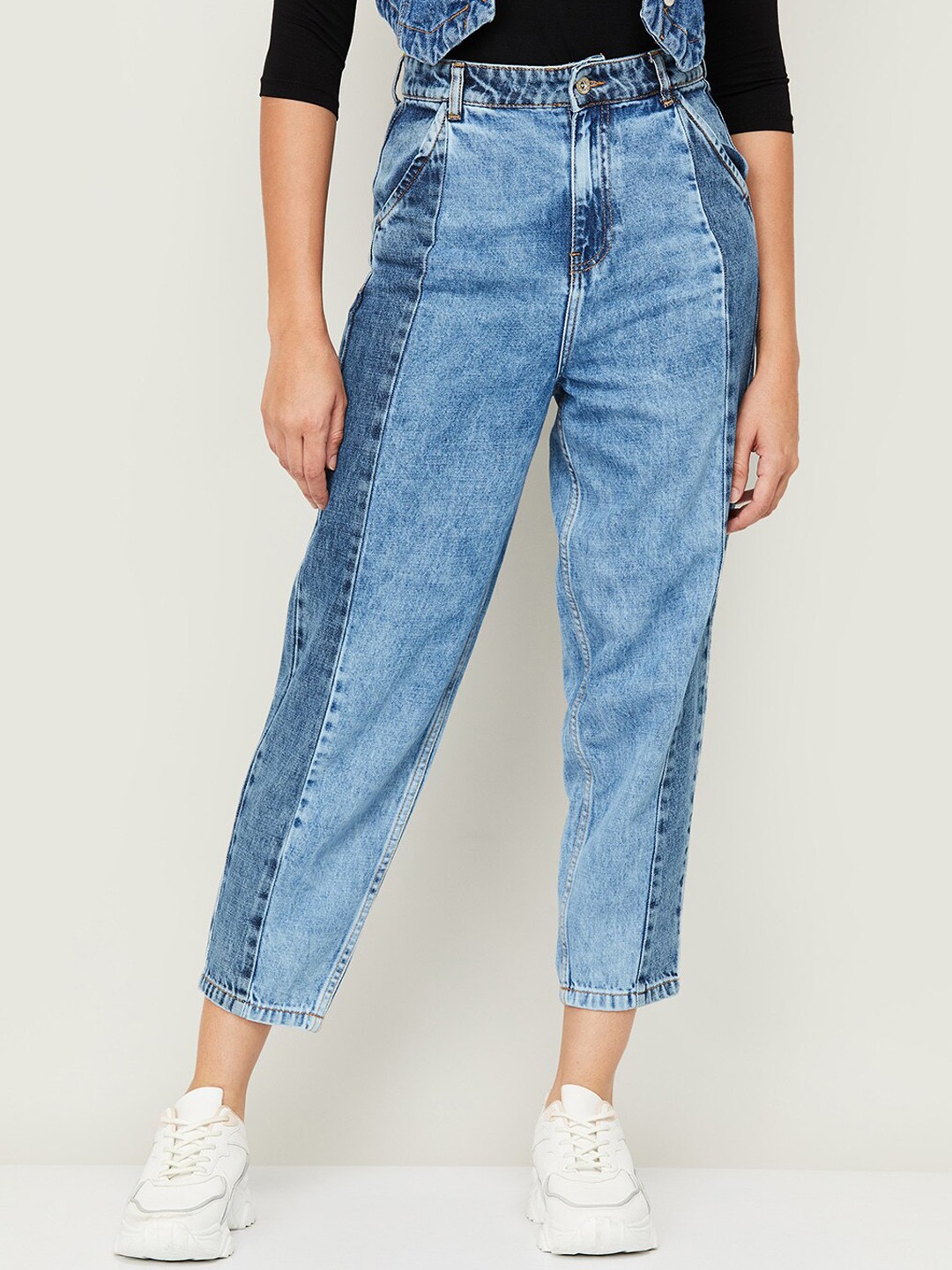 

Ginger by Lifestyle Women Blue High-Rise Heavy Fade Jeans