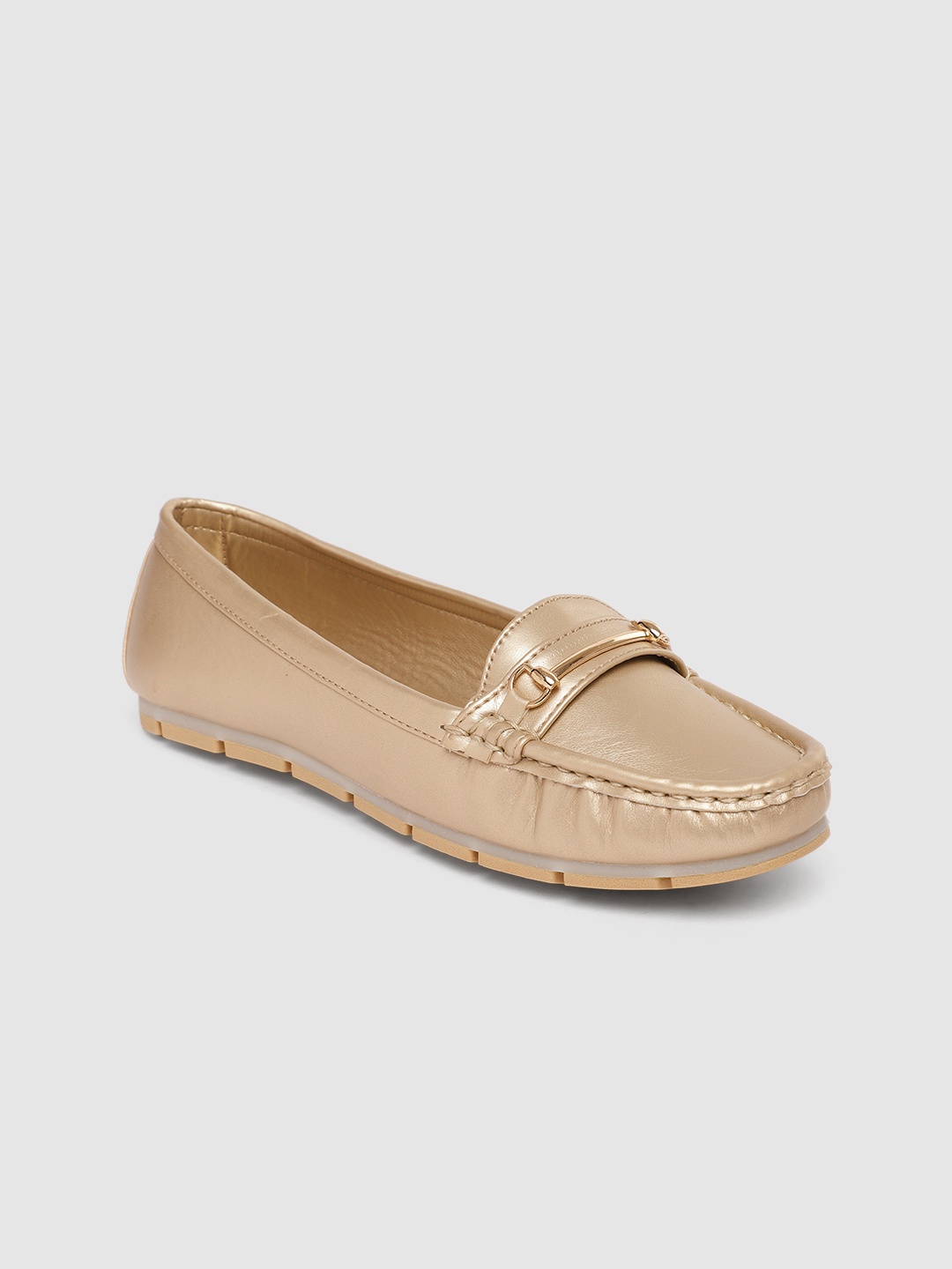 

Inc 5 Women Gold-Toned Horsebit Loafers