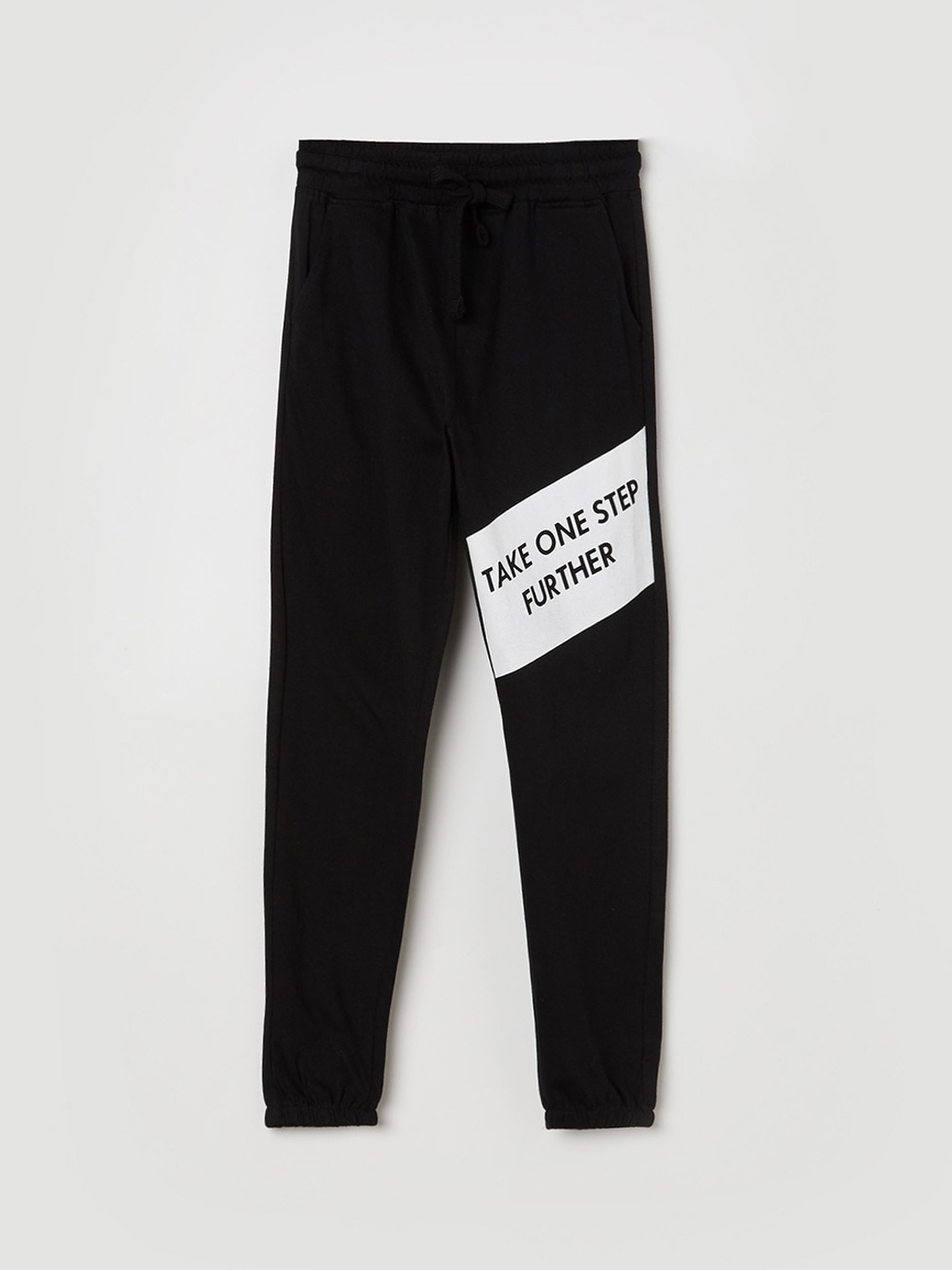 

Fame Forever by Lifestyle Boys Black Colourblocked Track Pant