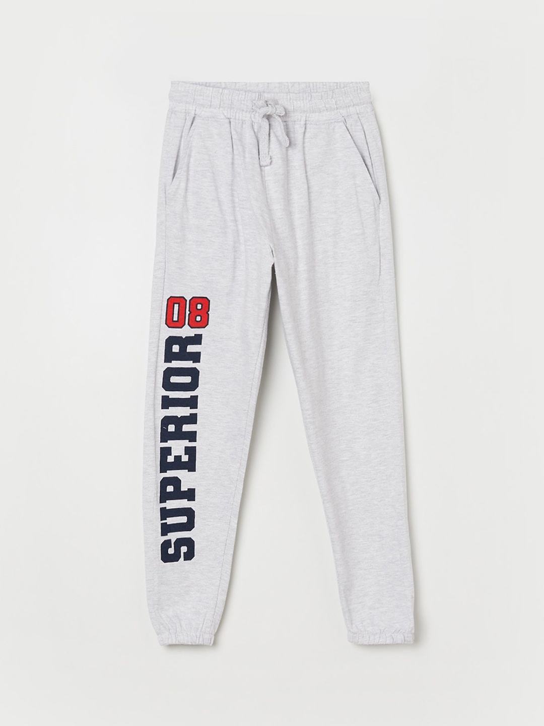 

Fame Forever by Lifestyle Boys Grey Solid Cotton Joggers