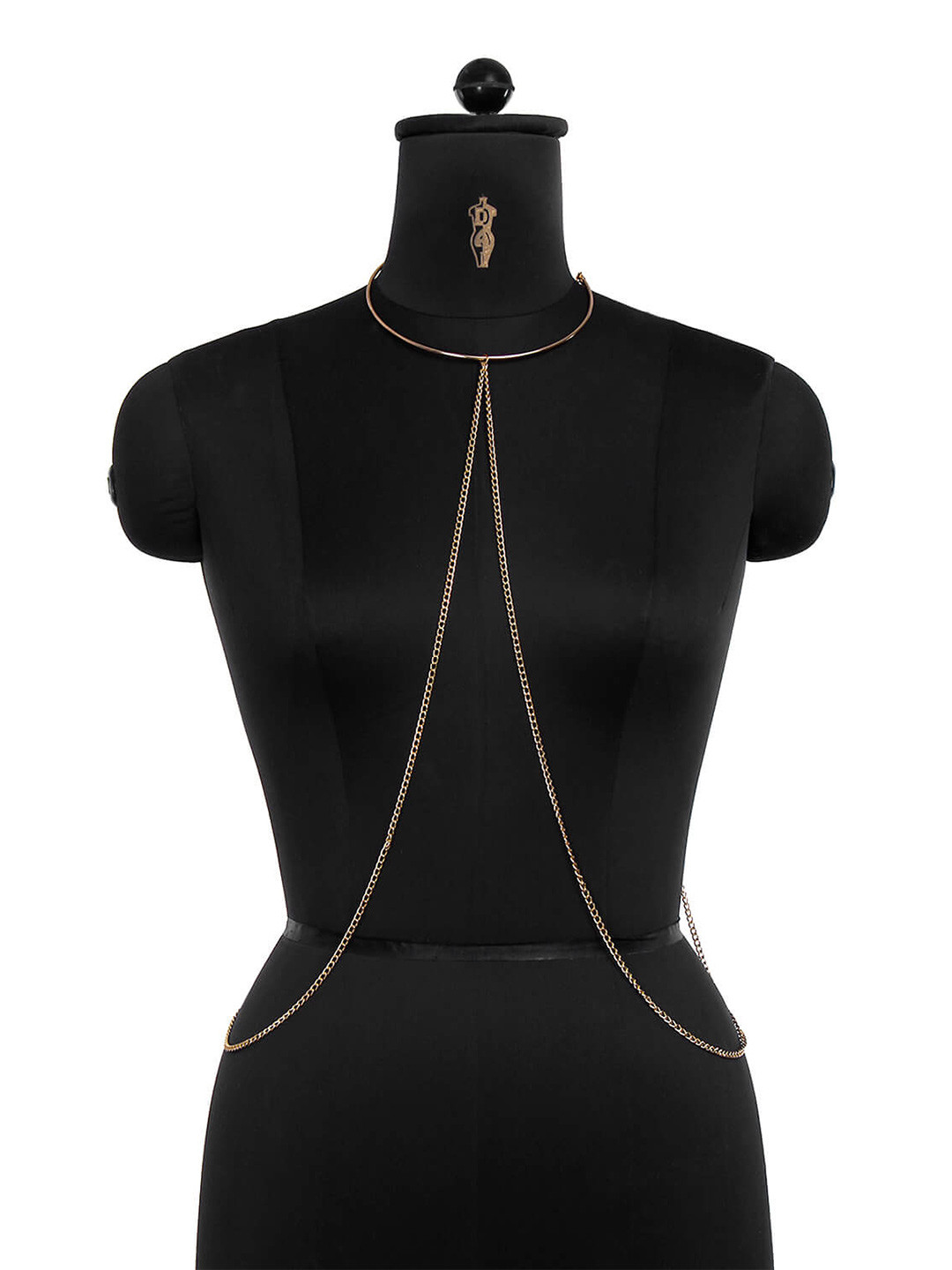 

FemNmas Gold-Toned Gold-Plated Body Chain