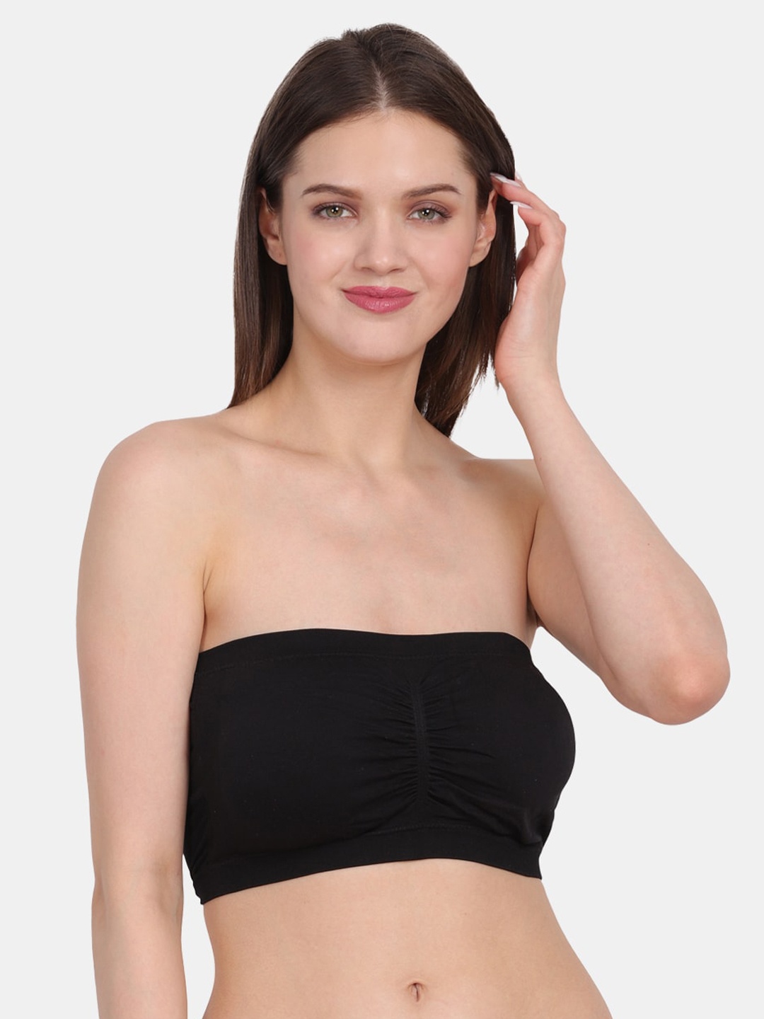 

Amour Secret Black Bandeau Bra