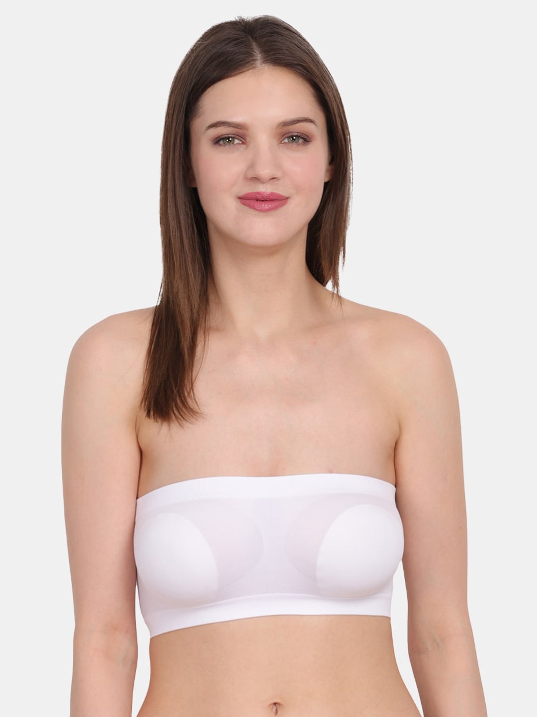 

Amour Secret White Bandeau Bra