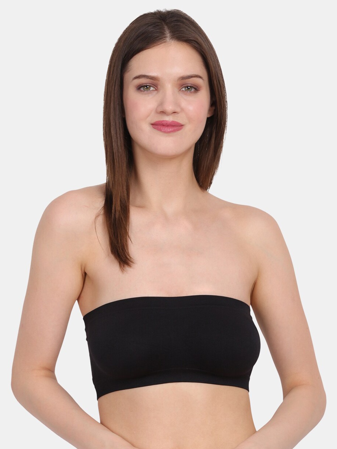 

Amour Secret Black Non Padded Bandeau Bra