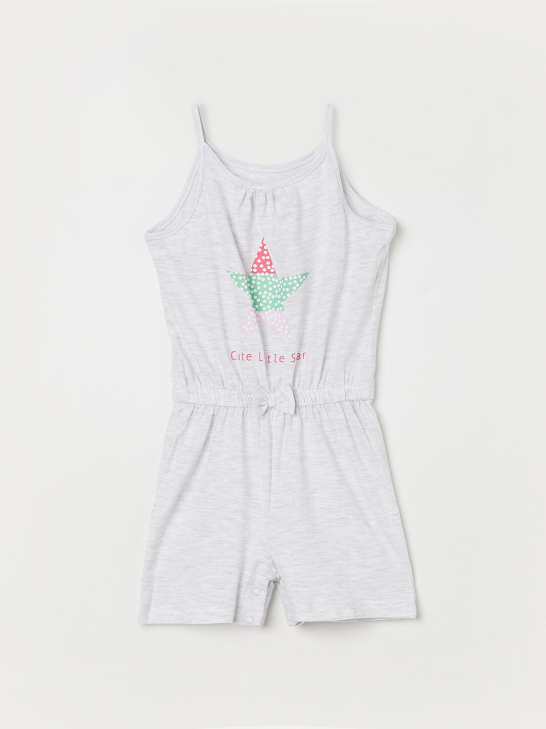 

Juniors by Lifestyle Girls Grey & Green Jumpsuit