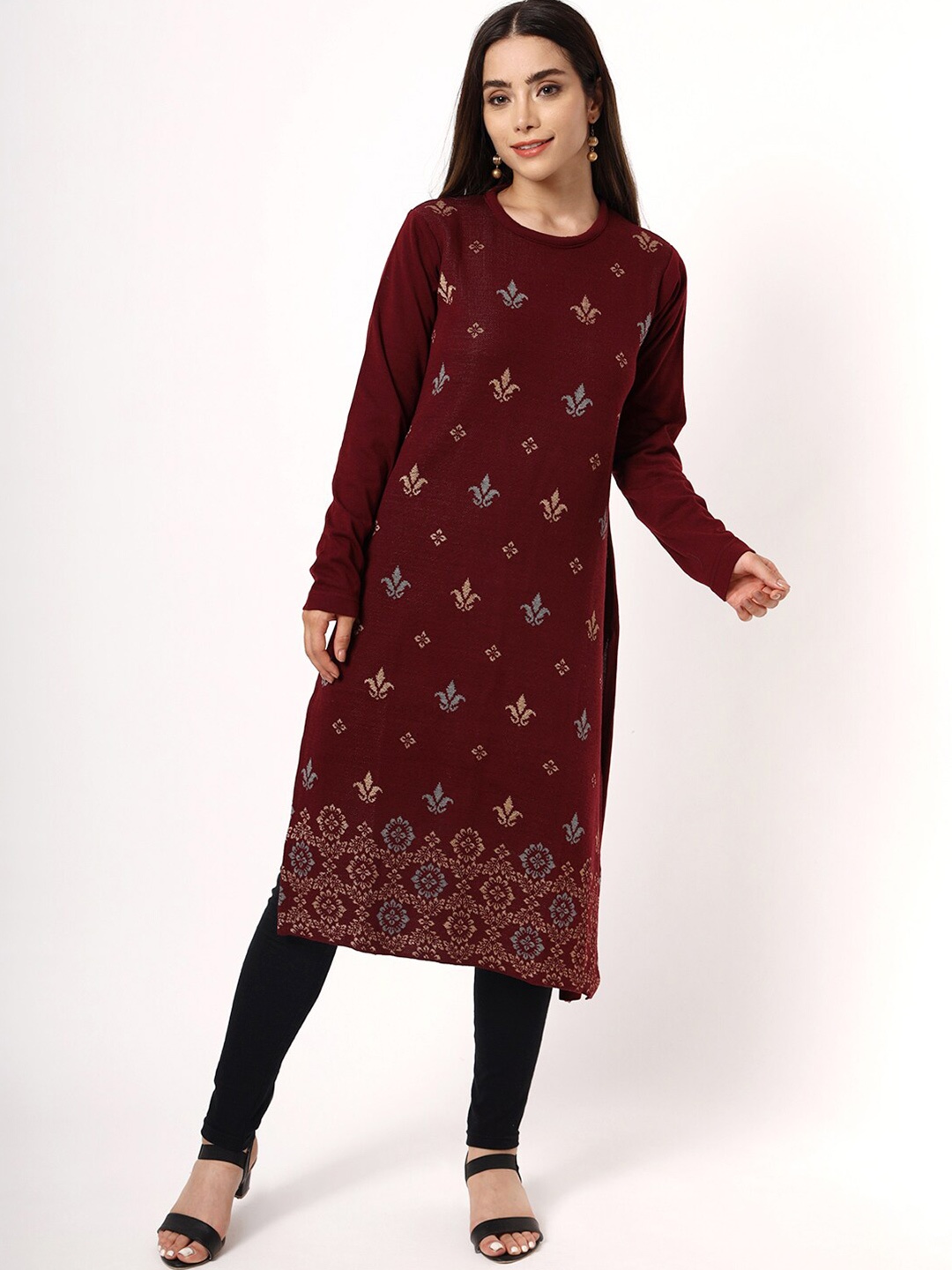 

KEIKO Women Violet Ethnic Motifs Printed Kurta