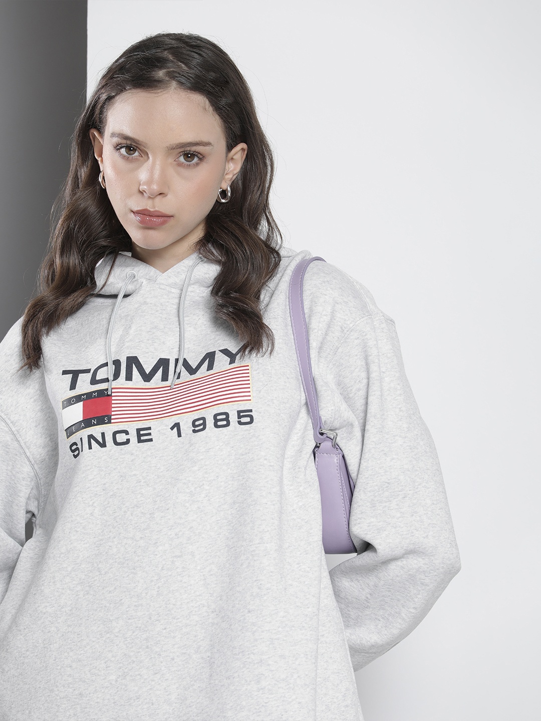 

Tommy Hilfiger Women Grey Printed Jumper Dress