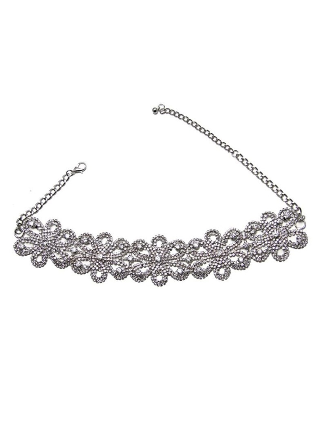 

FemNmas Silver-Toned Gold-Plated Necklace