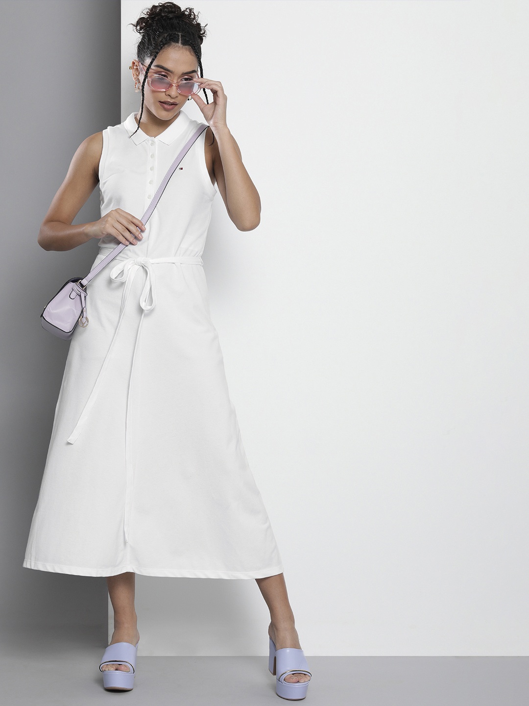 

Tommy Hilfiger White T-shirt Midi Dress