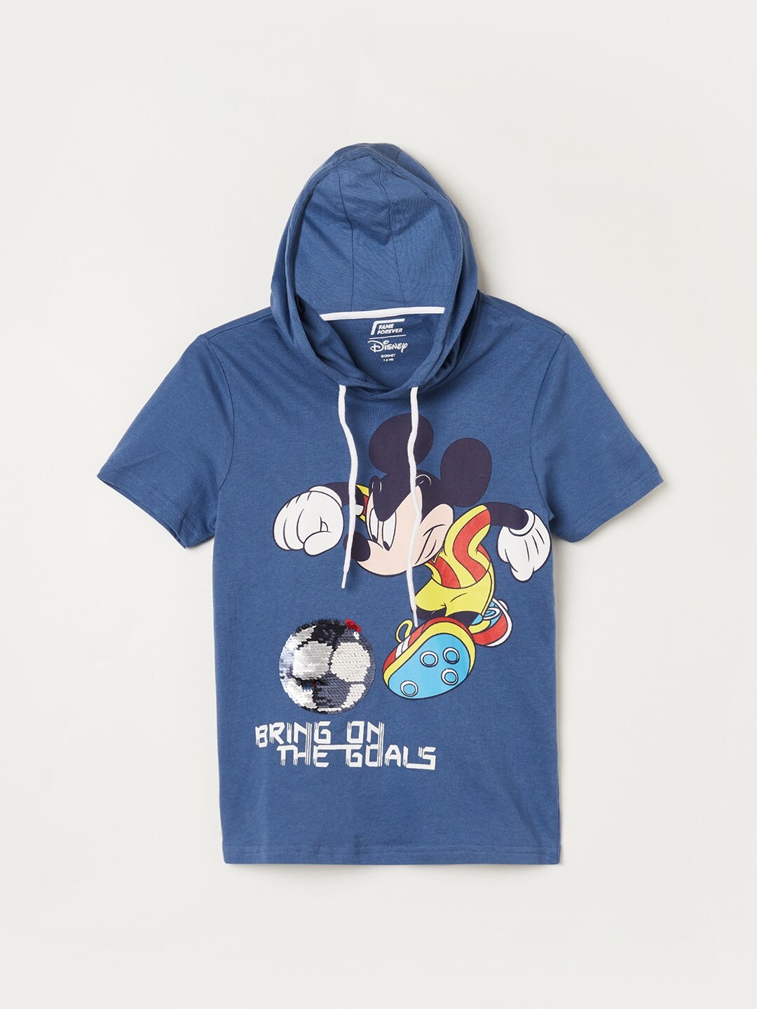 

Fame Forever by Lifestyle Boys MICKEY Printed Tshirt, Blue