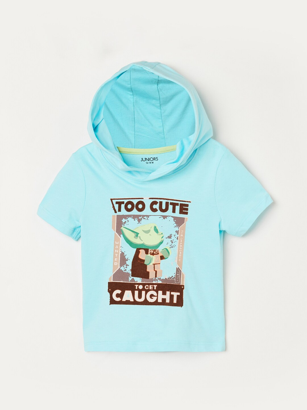 

Juniors by Lifestyle Boys Yoda Biker Printed T-shirt, Blue
