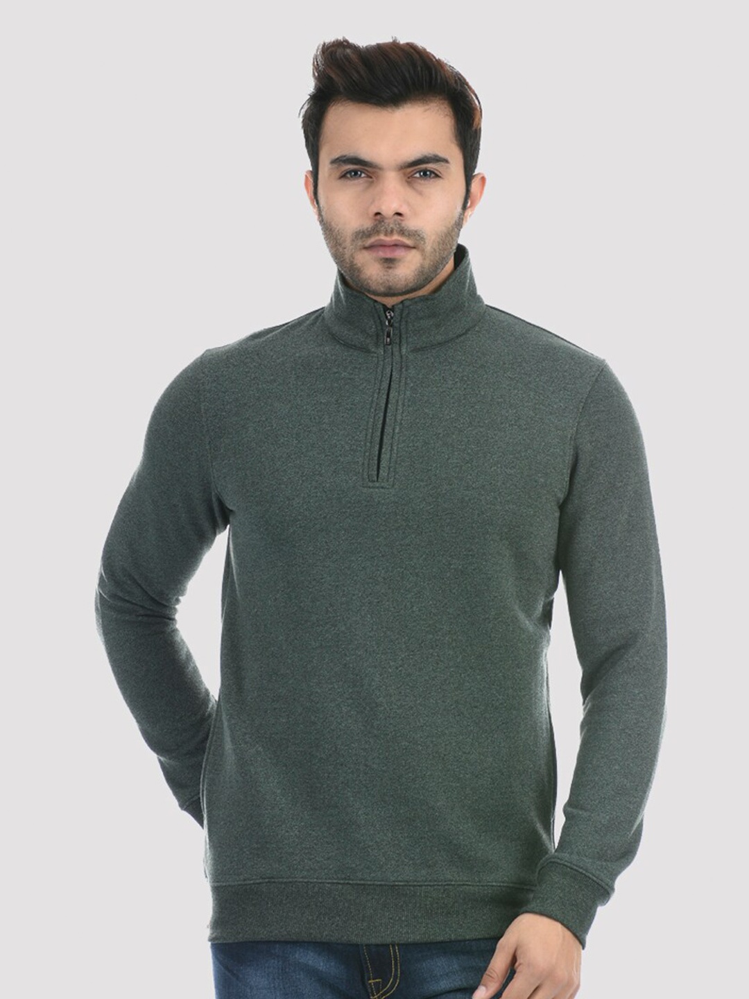 

ONEWAY Men Green Sweatshirt