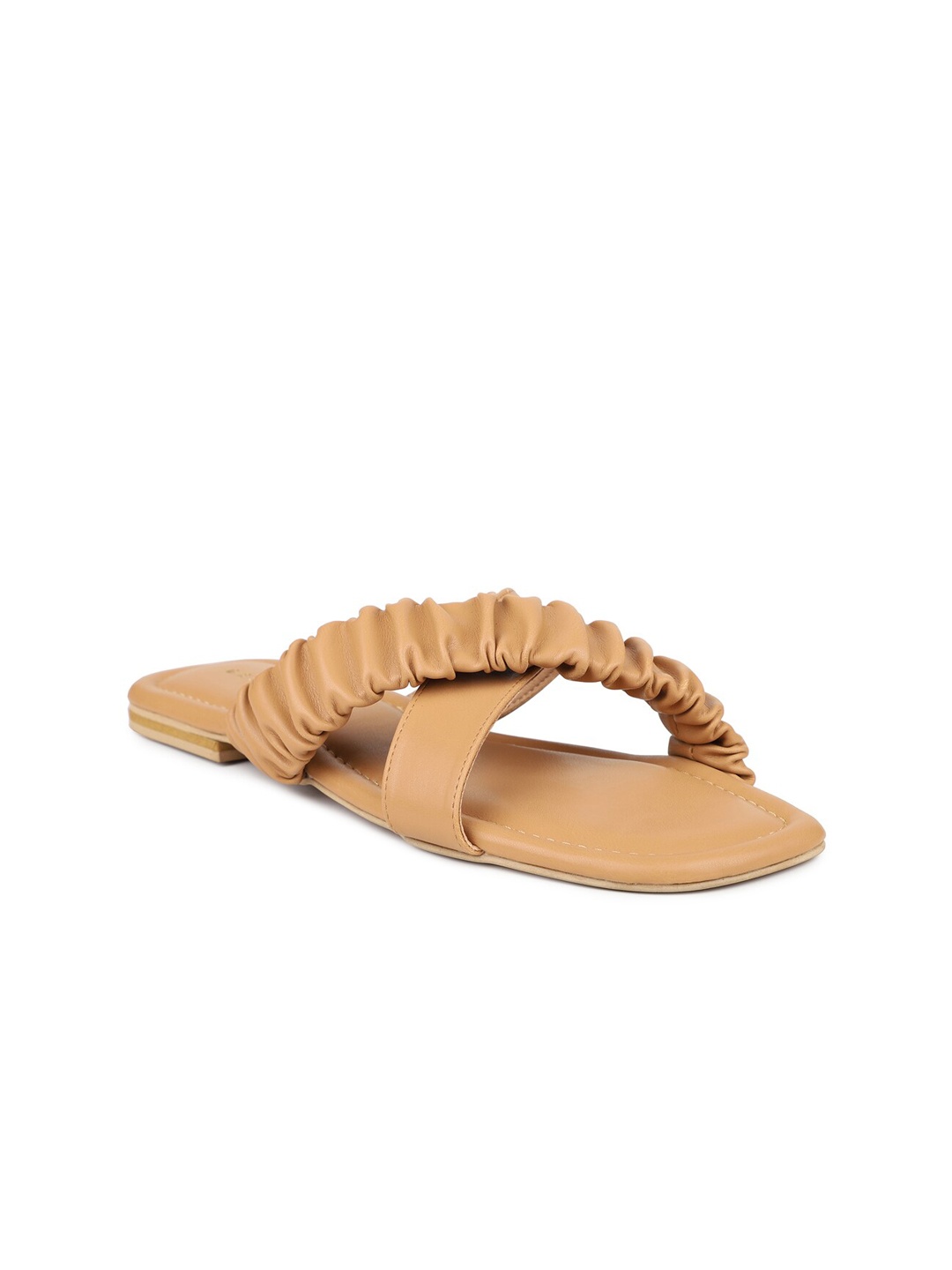 

DESIGN CREW Women Beige Open Toe Flats