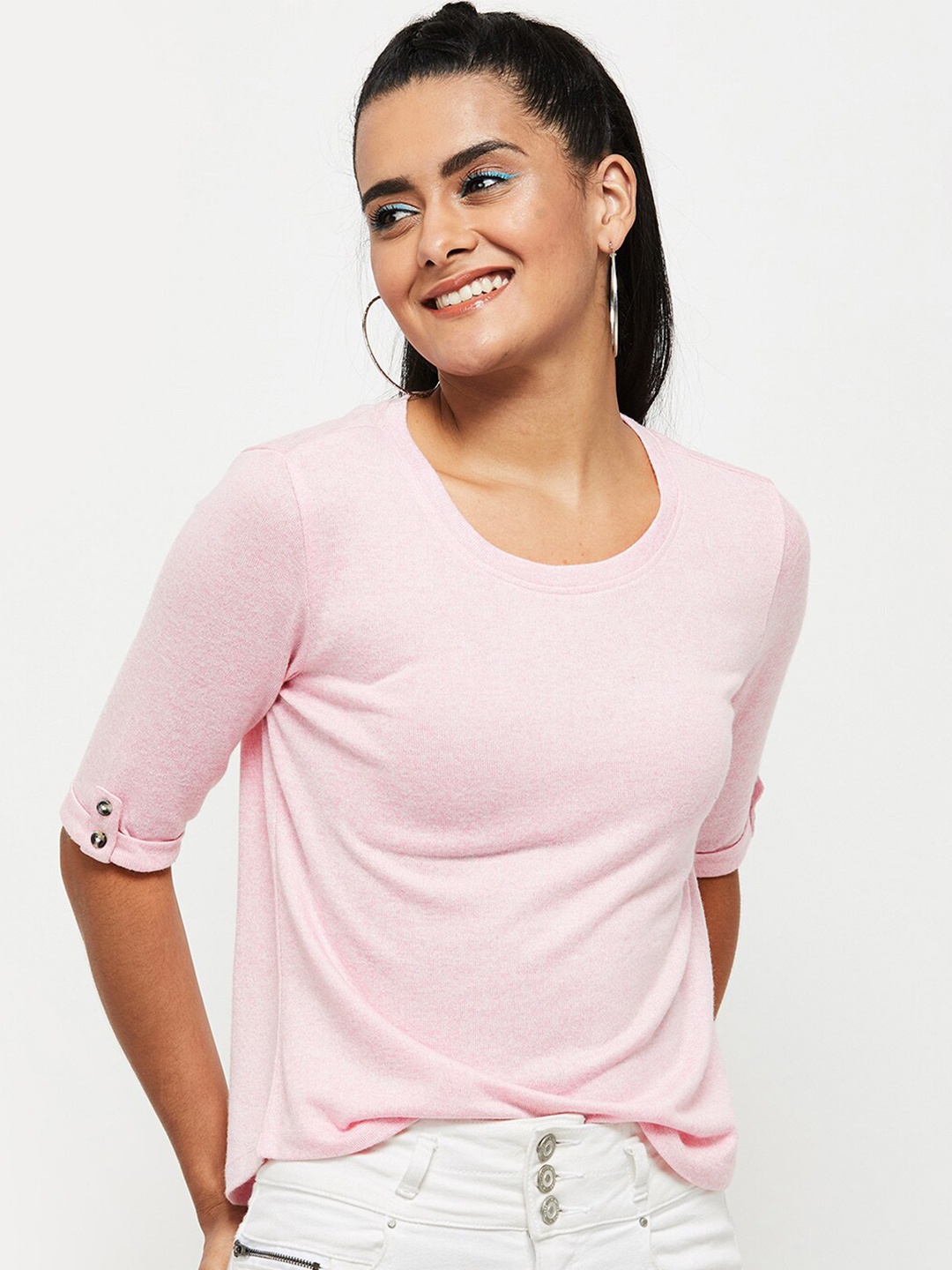 

max Women Pink T-shirt