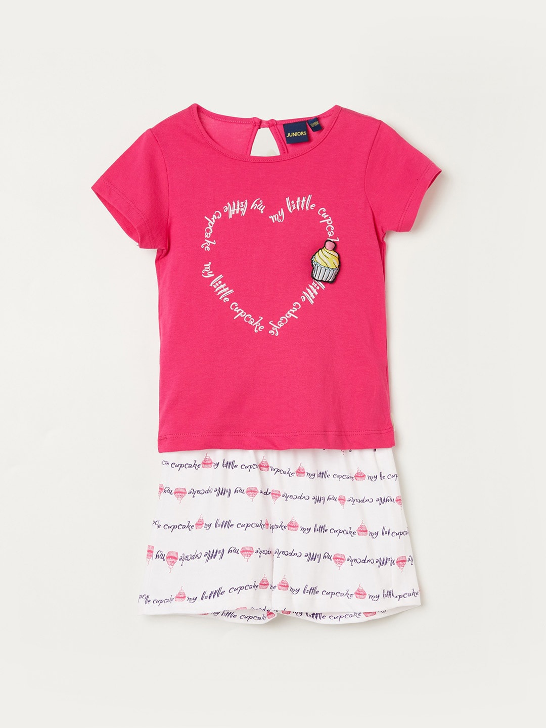 

Juniors by Lifestyle Girls Pink Printed Nightdress