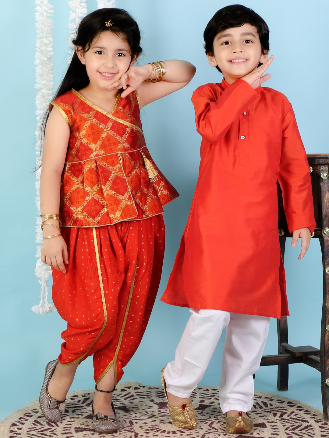 

KID1 Boys Yellow Solid Kurta with Pyjamas