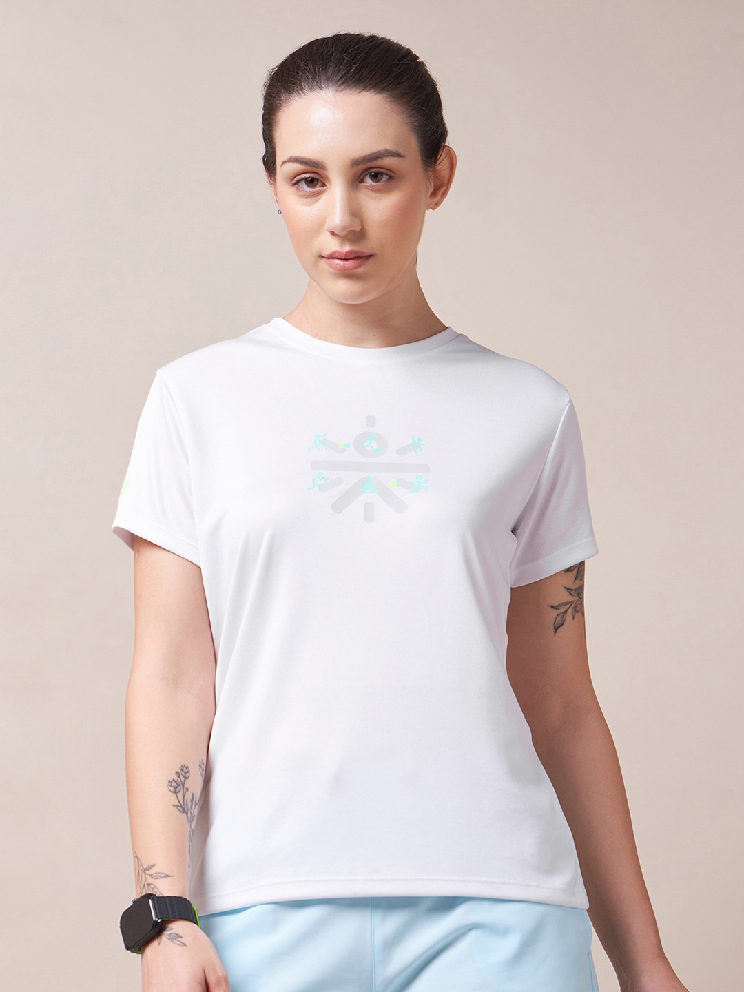 

CULT Graphic Play Performance T-shirt, White