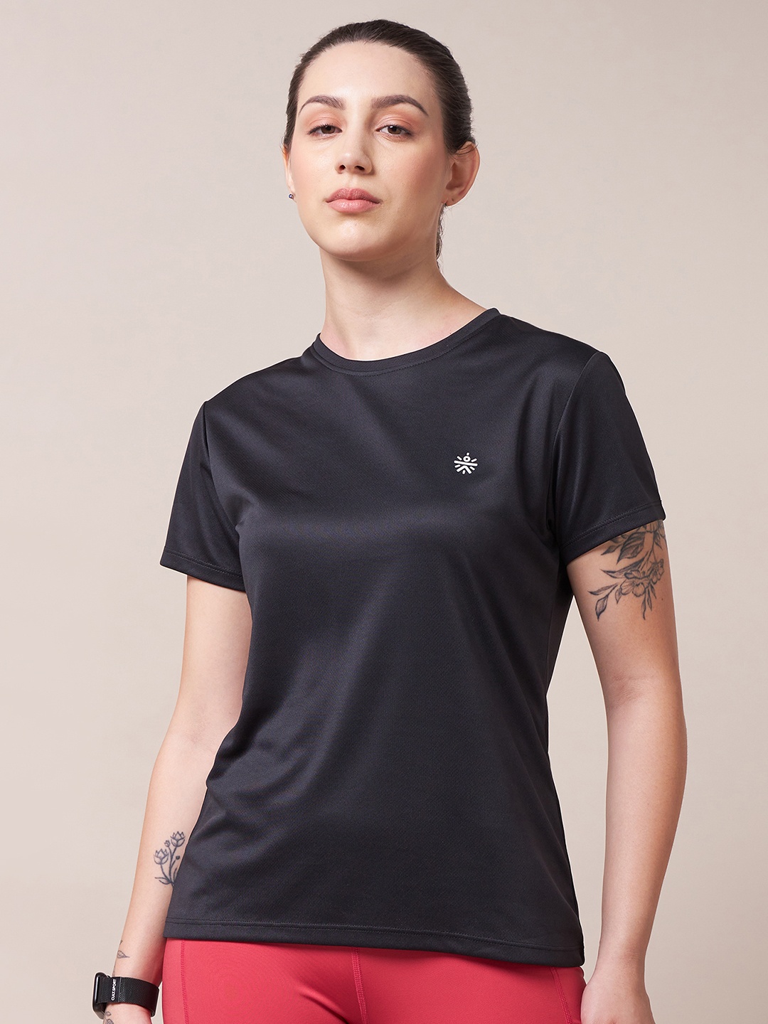 

CULT Logo Active T-shirt, Black