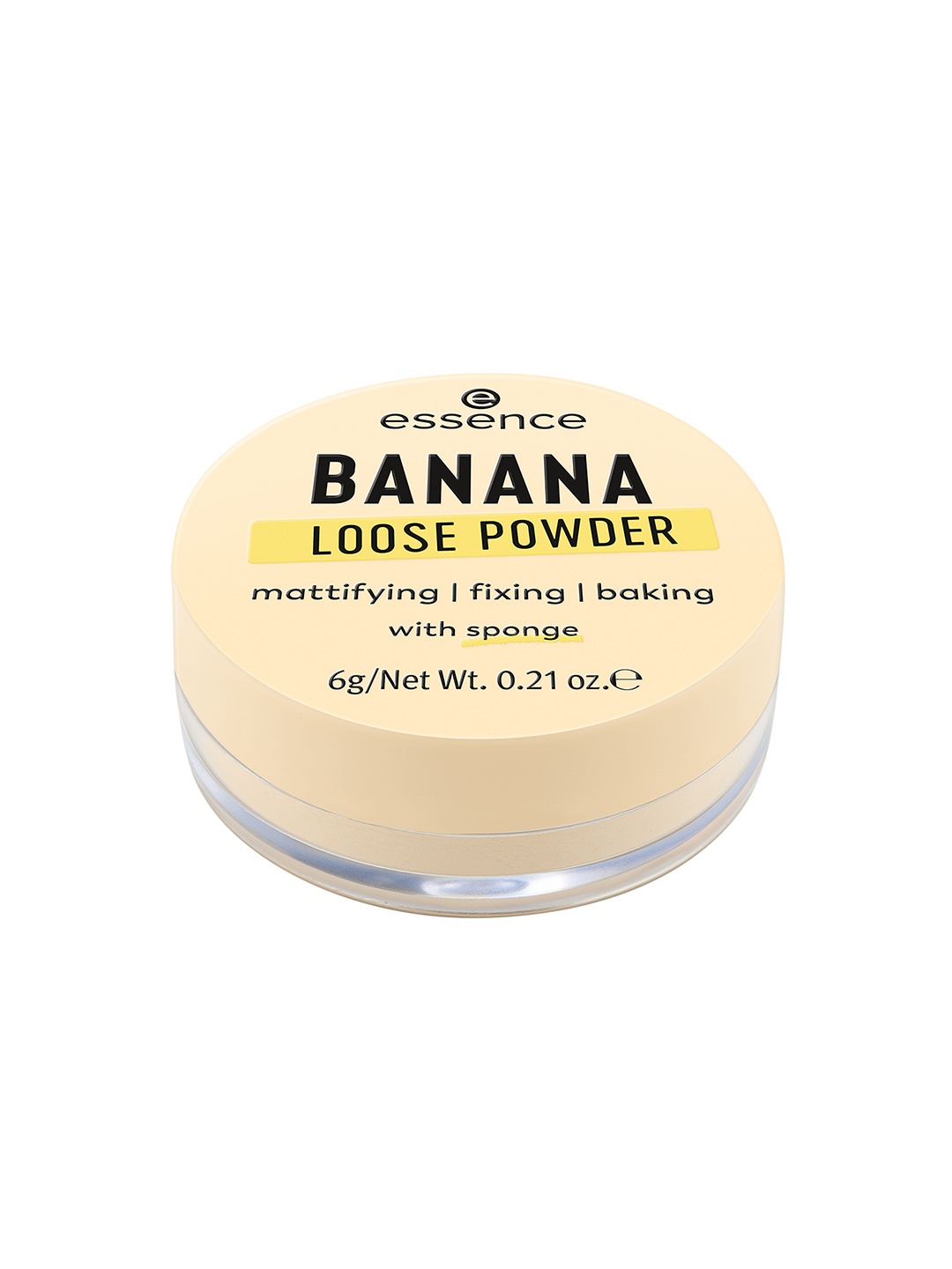 

essence Mattifying & Baking Banana Loose Powder with Sponge - 6 g, Yellow