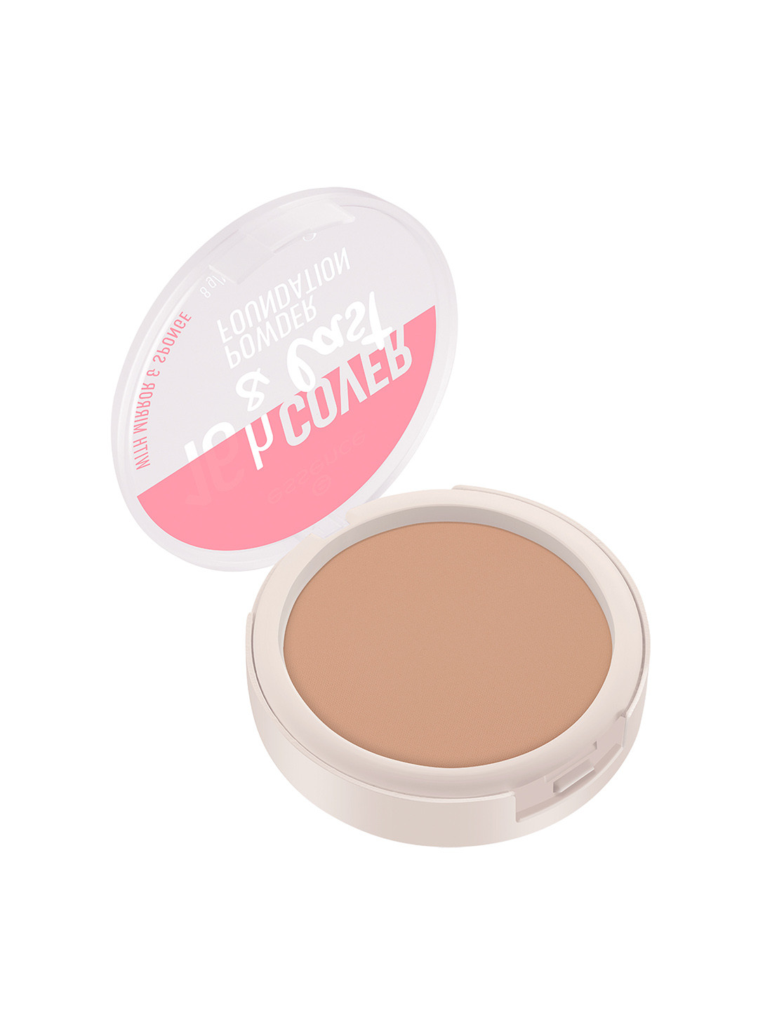 

essence 16h Cover & Last Powder Foundation with Mirror & Sponge 8 g - Honey Beige 11, Nude