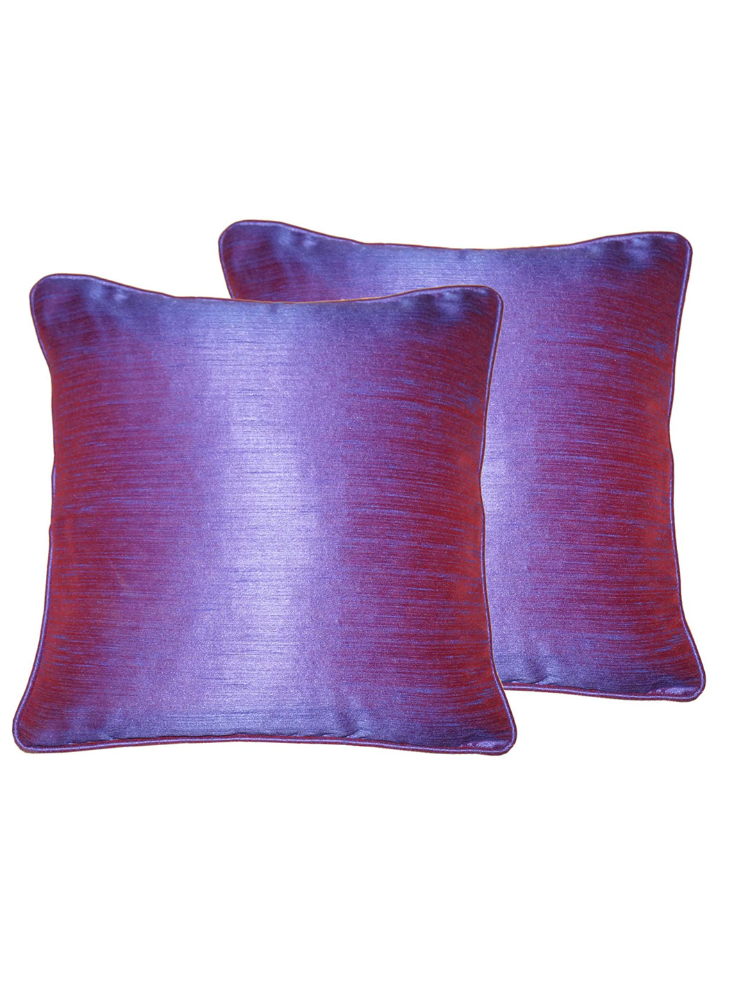 

Lushomes Purple Set of 2 Square Cushion Covers