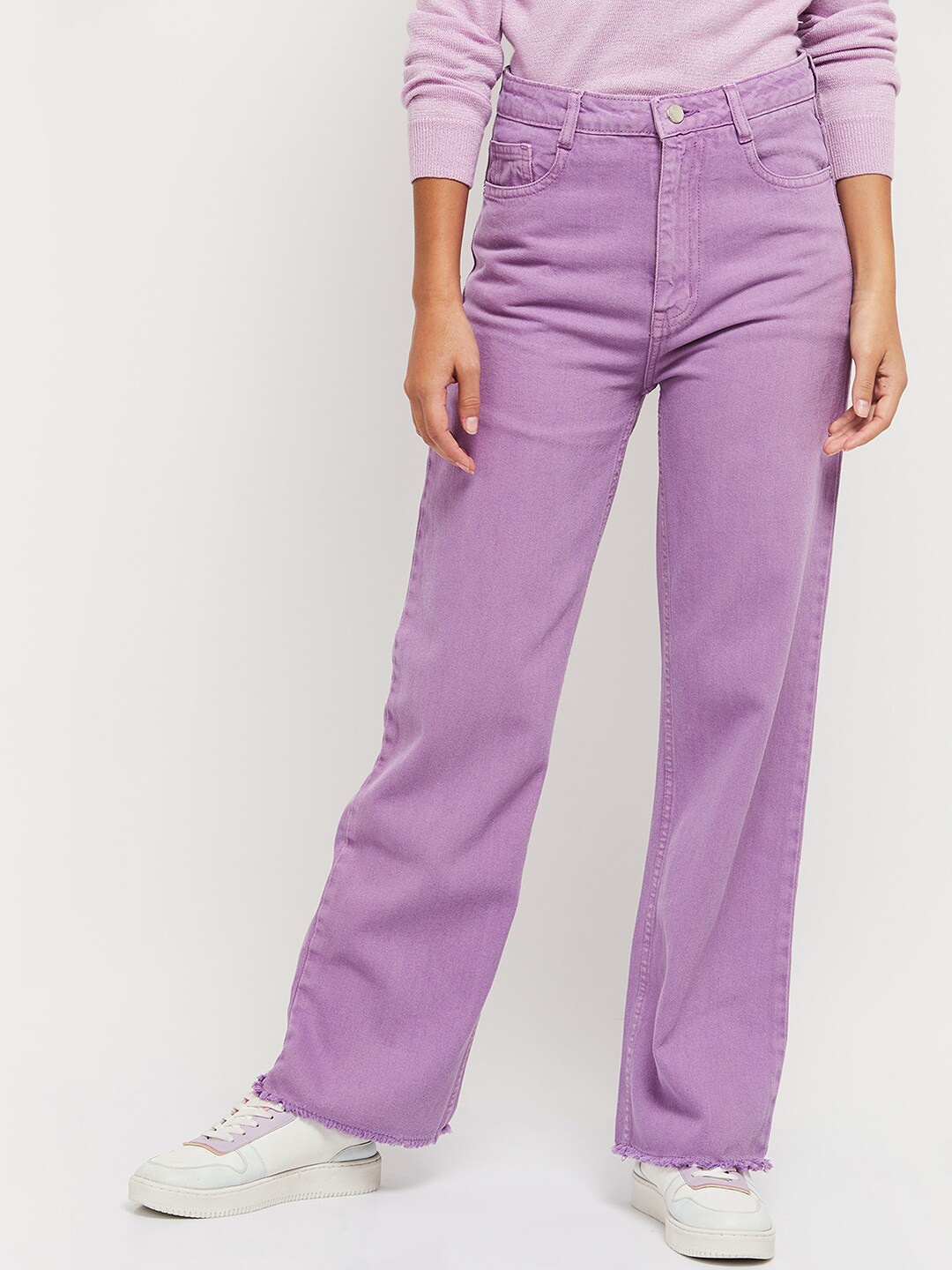 

max Women Lavender Coloured Jeans