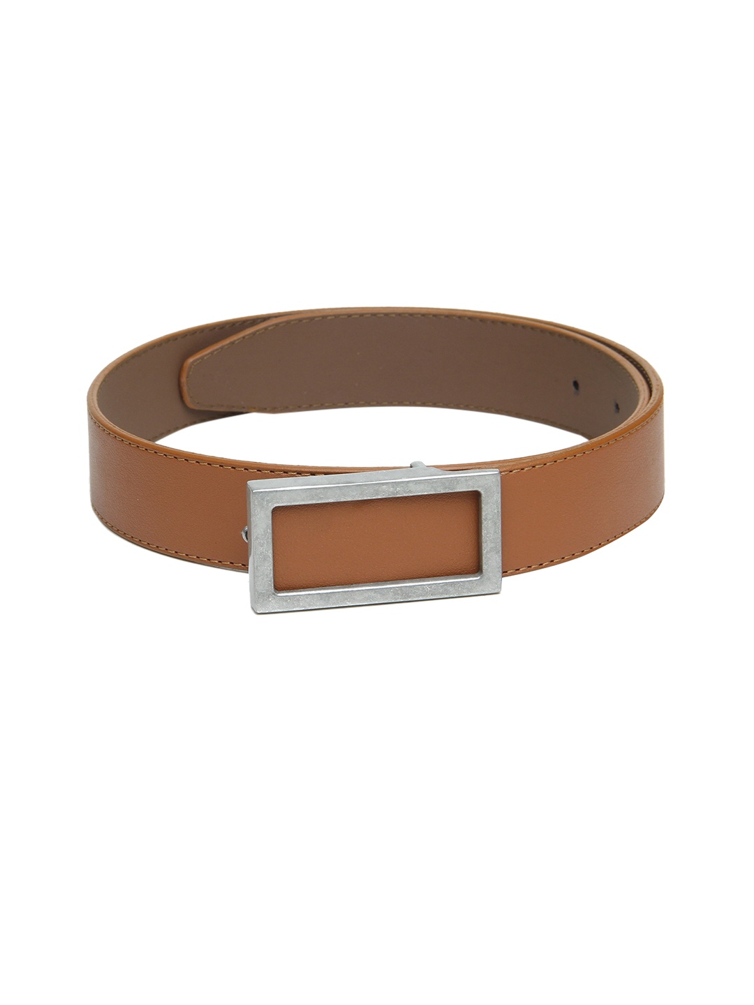 

Calvadoss Men Tan Textured PU Belt