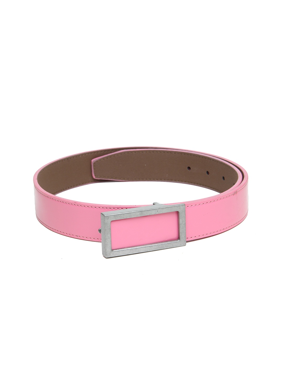 

Calvadoss Women Pink Textured PU Belt