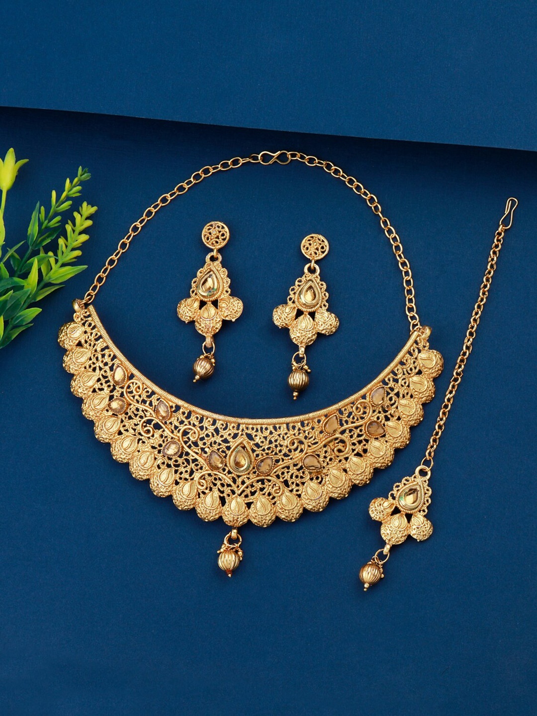 

Silver Shine Gold Plated Jewellery Set