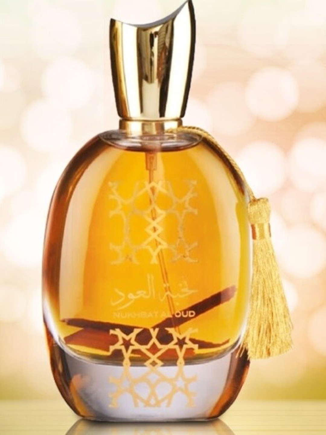 

NUSUK Nukhbat Al Oud Long Lasting Eau De Parfum - 100 ml, Gold
