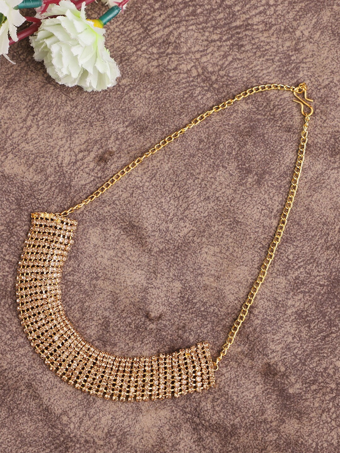 

VENI Gold-Toned Brass Antique Necklace