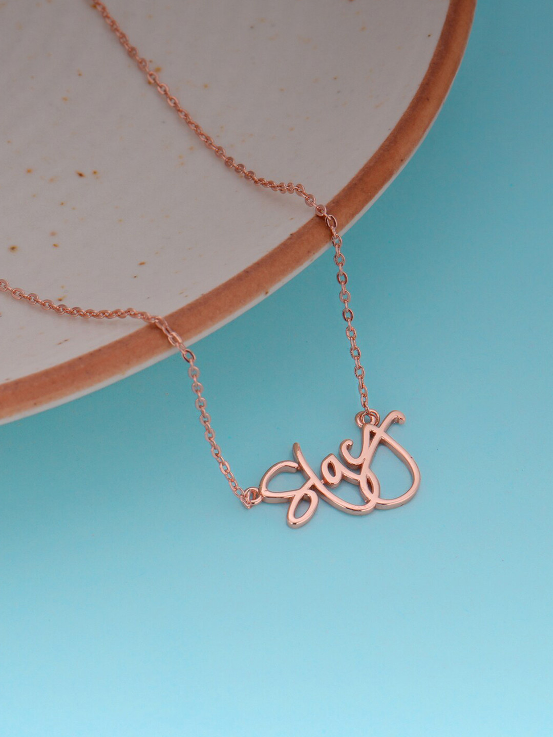 

GIVA Rose Gold Sterling Silver Rose Gold-Plated Chain