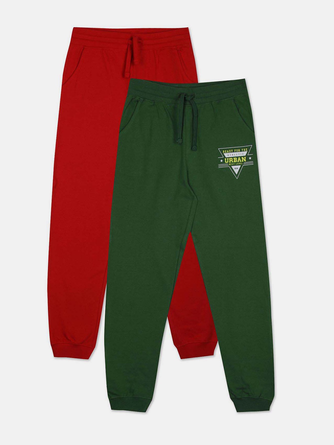 

Ruggers Junior Boys Set of 2 Assorted Cotton Joggers