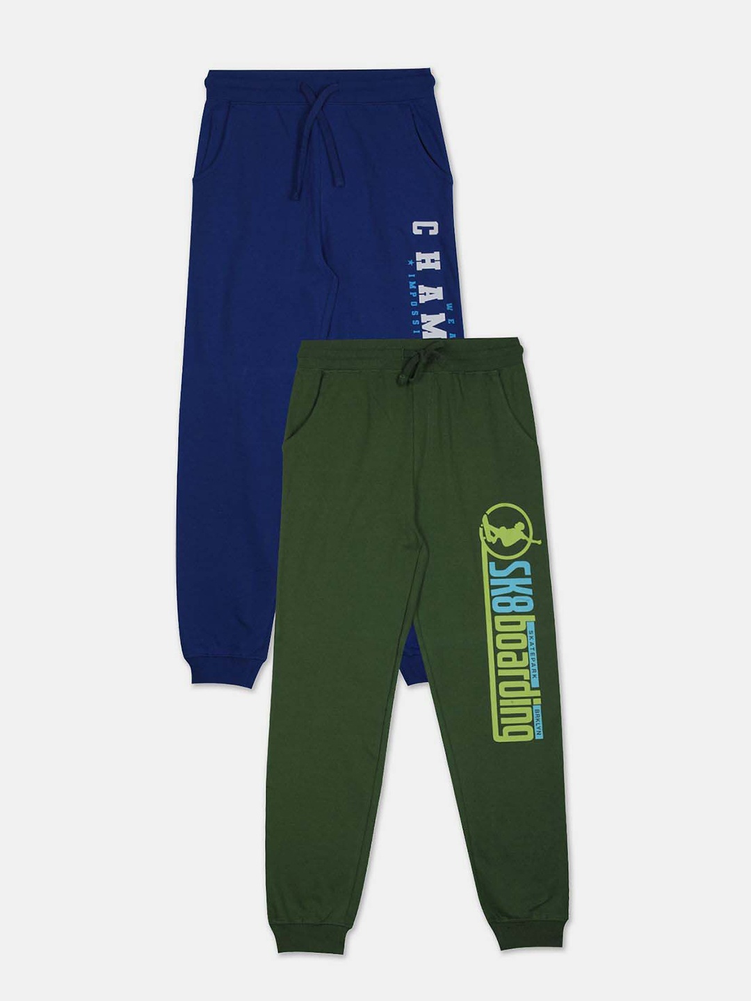 

Ruggers Junior Boys Set of 2 Assorted Cotton Joggers
