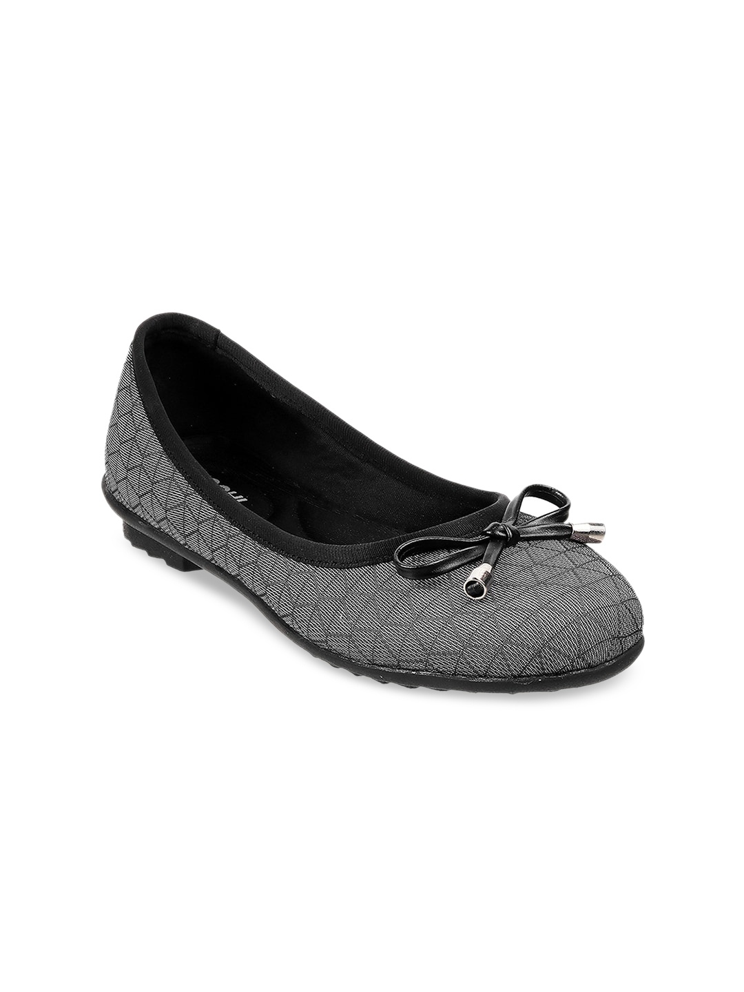 

Mochi Women Black Bows Flats