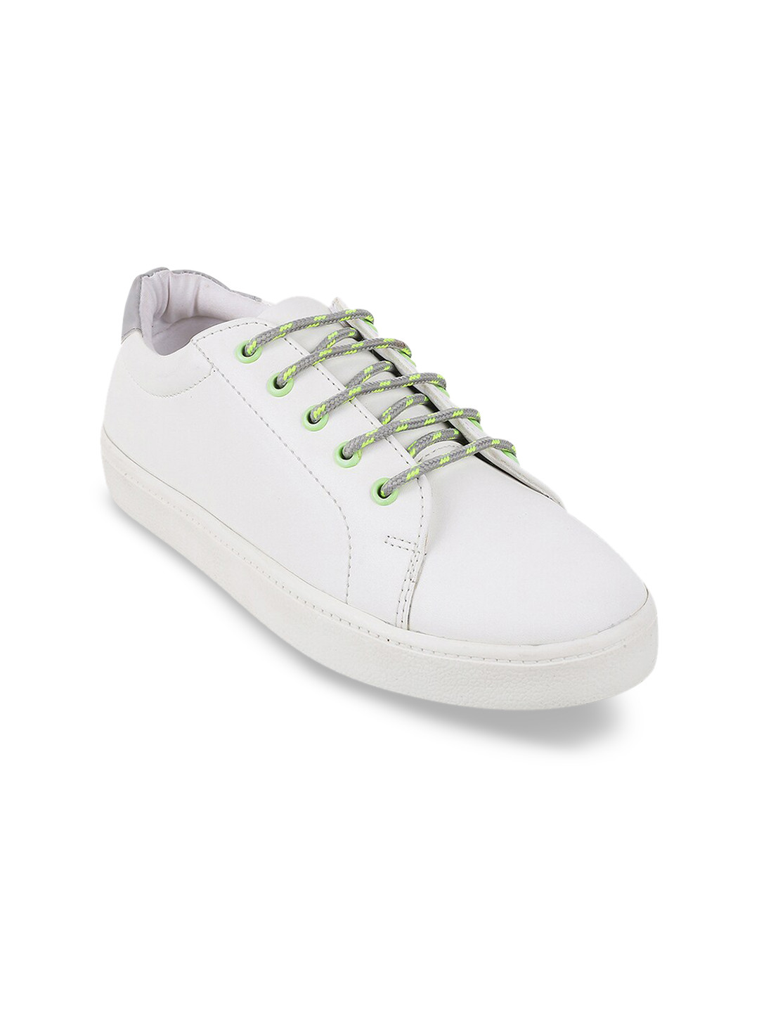 

Mochi Women White Colourblocked Sneakers