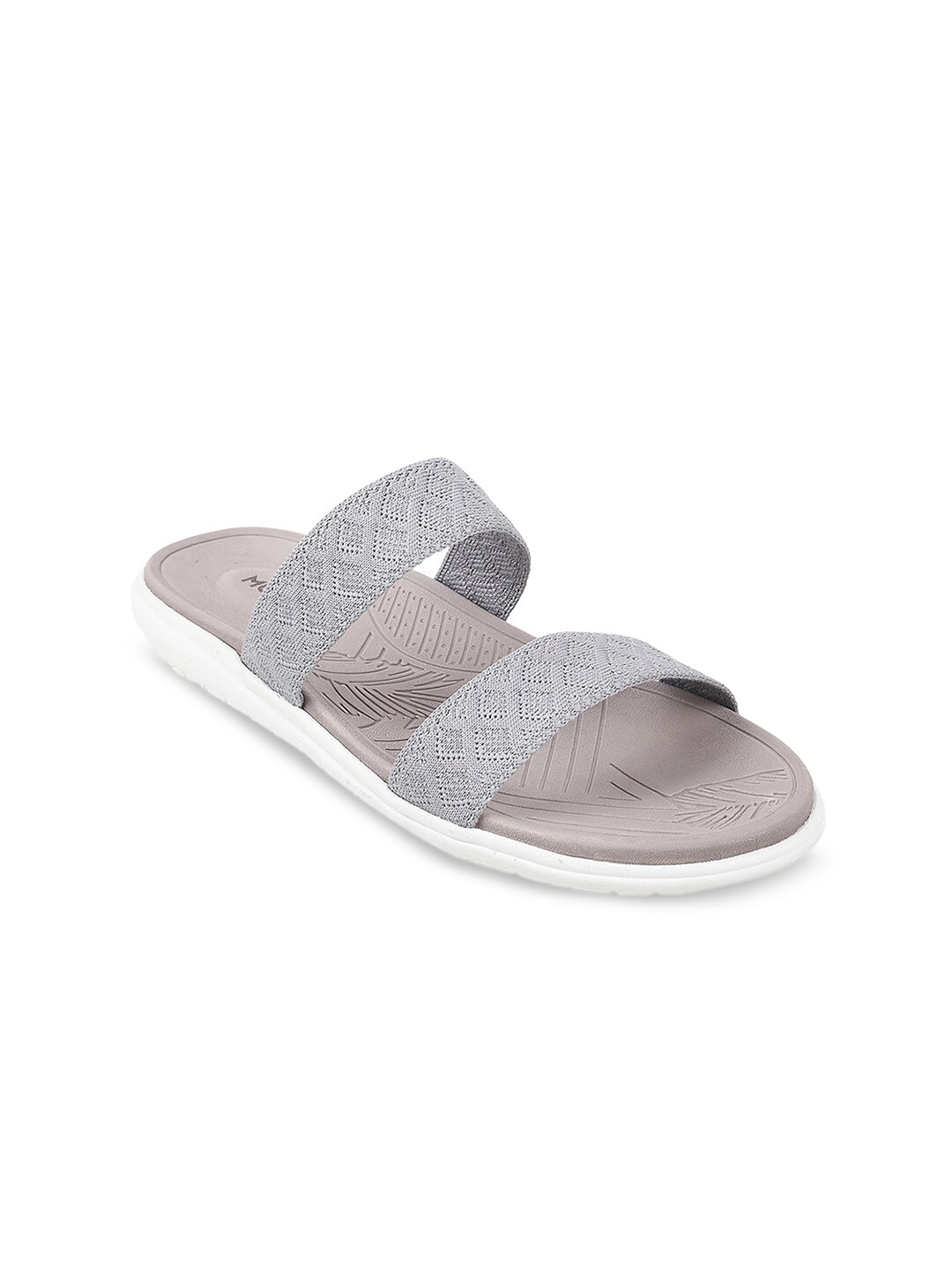 

Mochi Women Grey Textured Flats