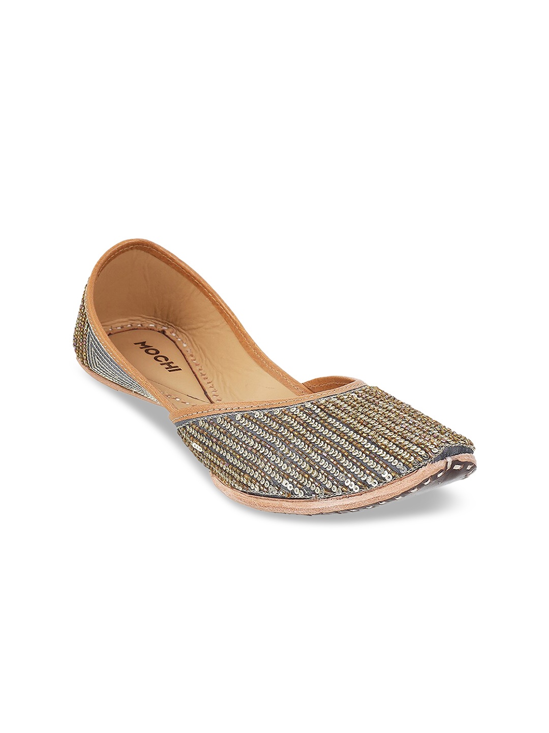 

Mochi Women Grey Flats