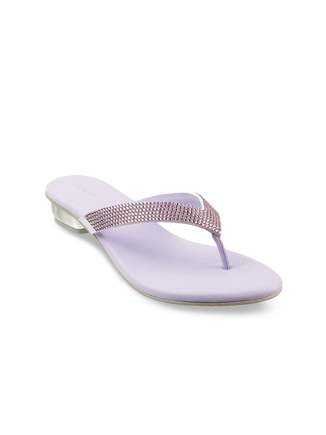 

Mochi Women Purple Comfort Sandals