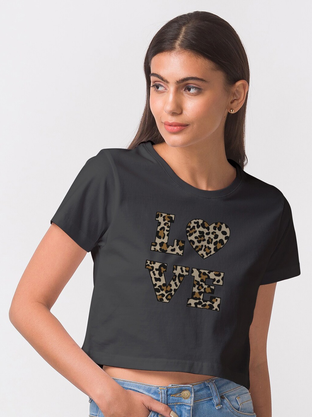 

FashionRack Women Black Printed Antimicrobial T-shirt