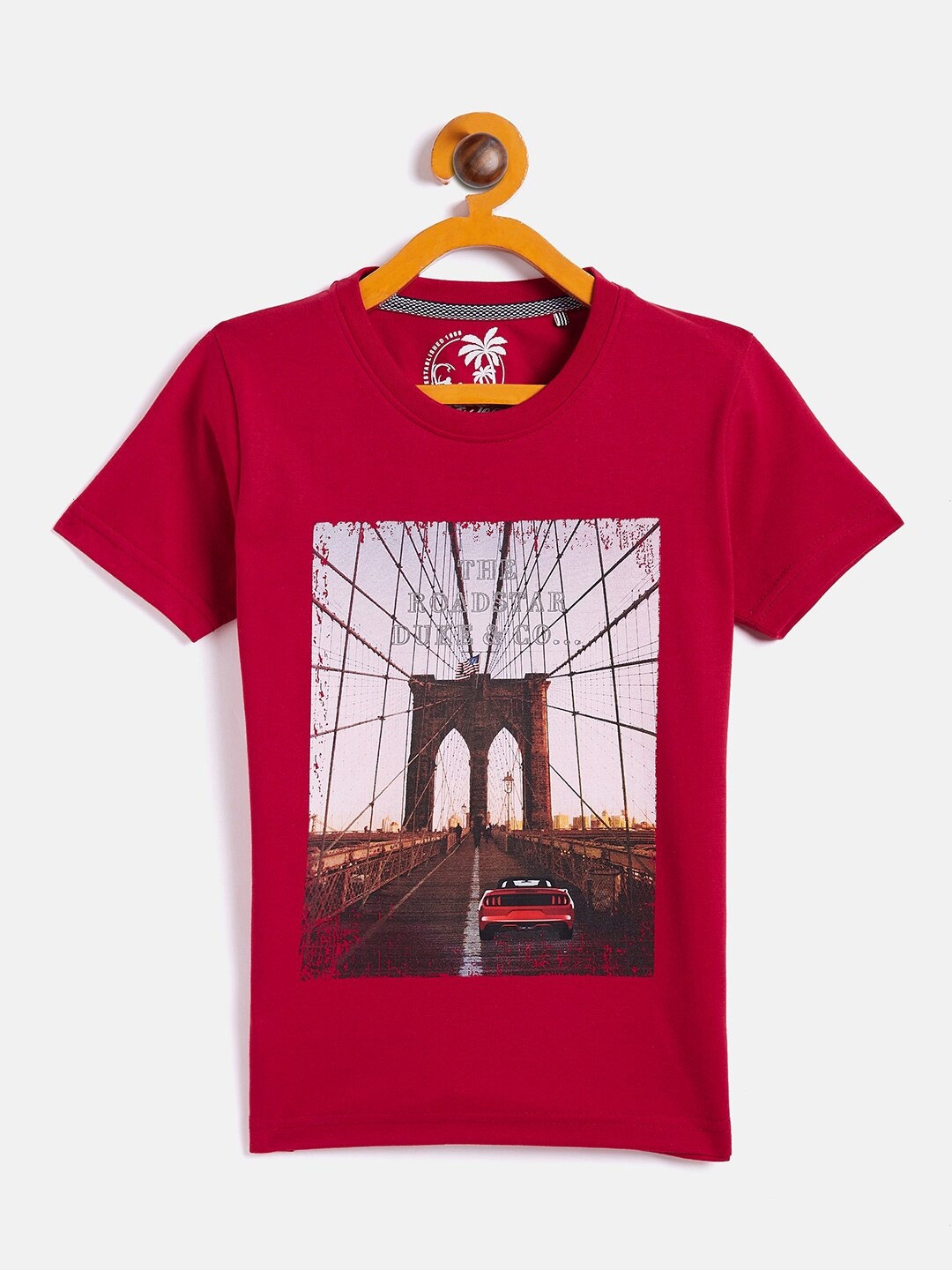 

Duke Boys Red Printed T-shirt