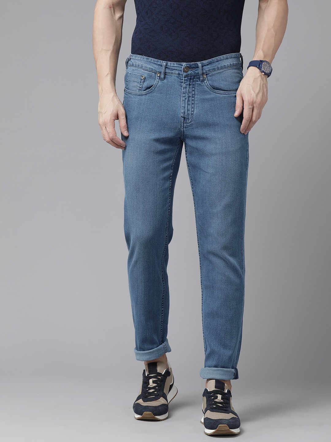 

Blackberrys Men Urban Slim Fit Stretchable Jeans, Navy blue