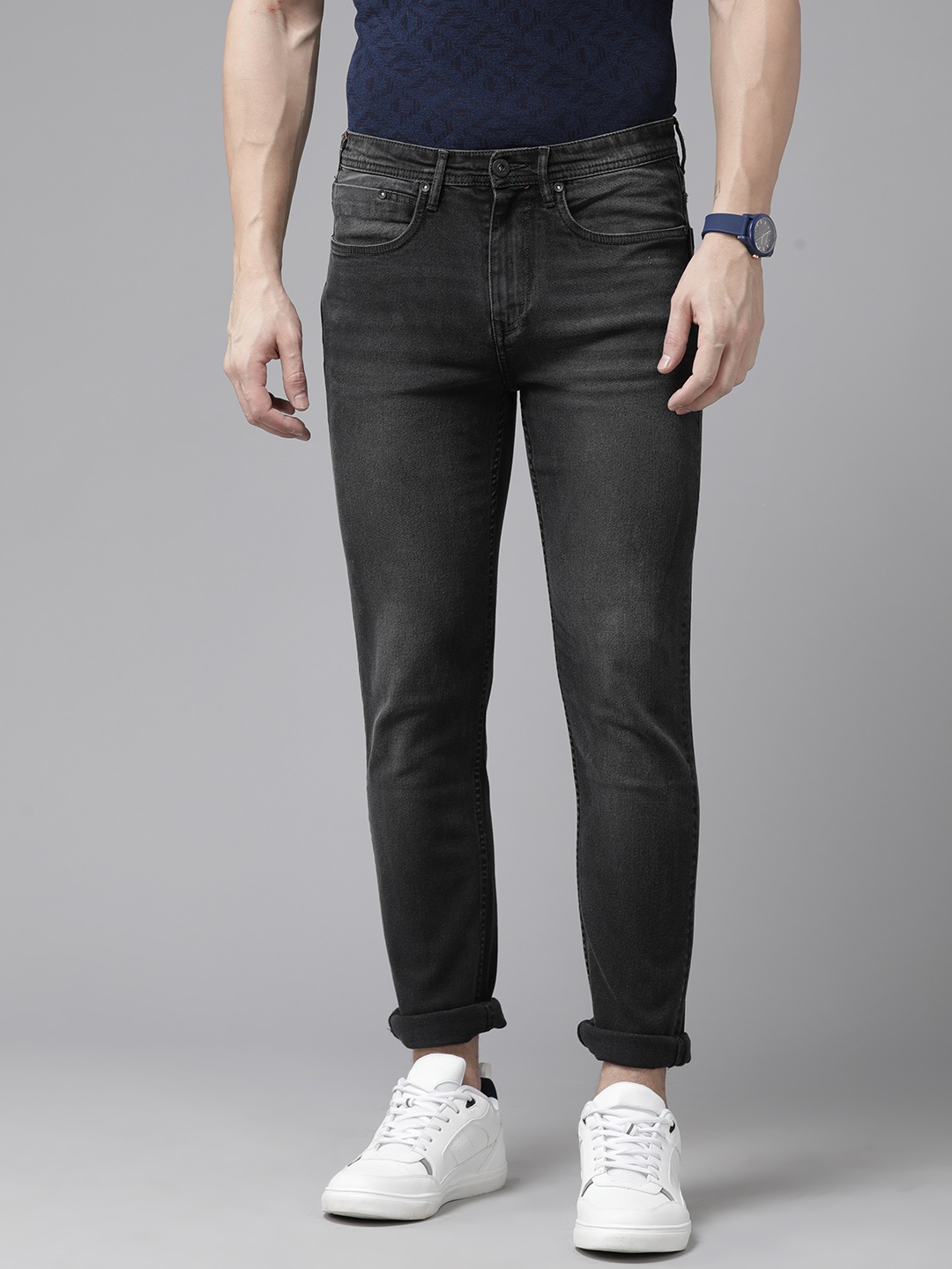 

Blackberrys Men Urban Skinny Fit Stretchable Jeans, Black