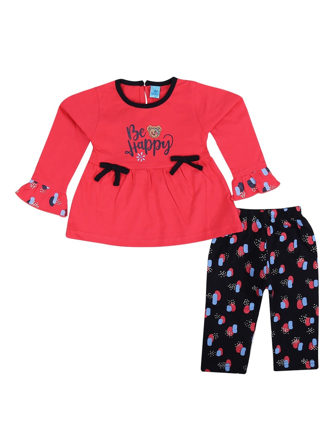 

V-Mart Unisex Kids Fuchsia Clothing Set