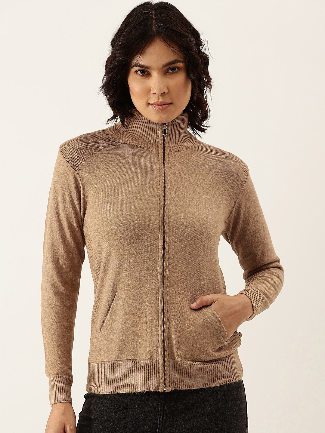 

Monte Carlo Women Brown Cardigan
